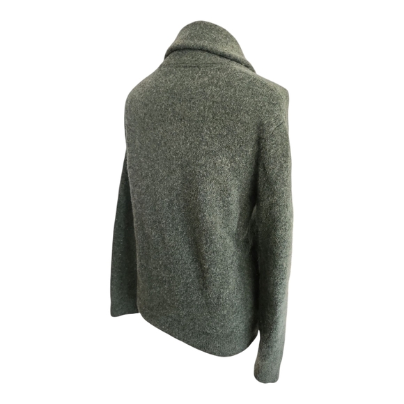 Goodthreads 100% Lambswool Cardigan Sweater Green M - Picture 3 of 8